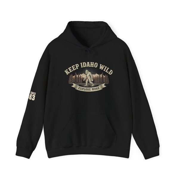 Keep Idaho Wild - Bigfoot Hoodie