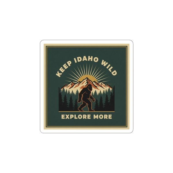 Keep Idaho Wild - Bigfoot Sticker