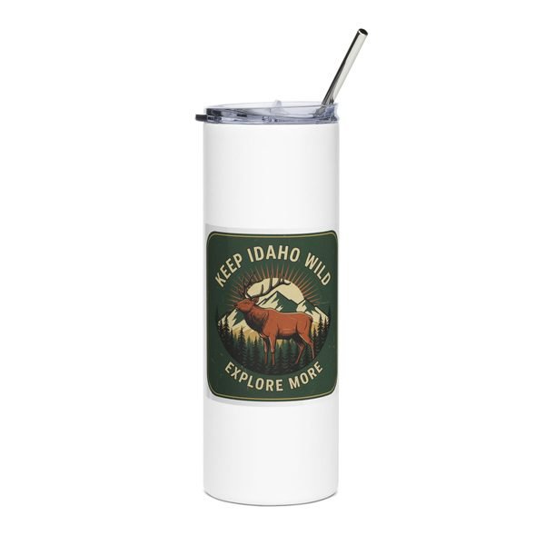 Keep Idaho Wild - Bull Elk Tumbler (20oz)