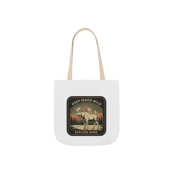 Keep Idaho Wild - Bull Moose Canvas Tote