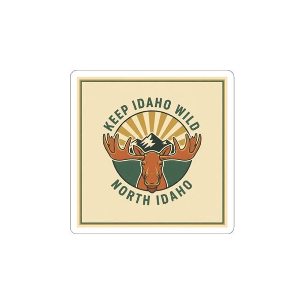 Keep Idaho Wild - Idaho Moose Sticker