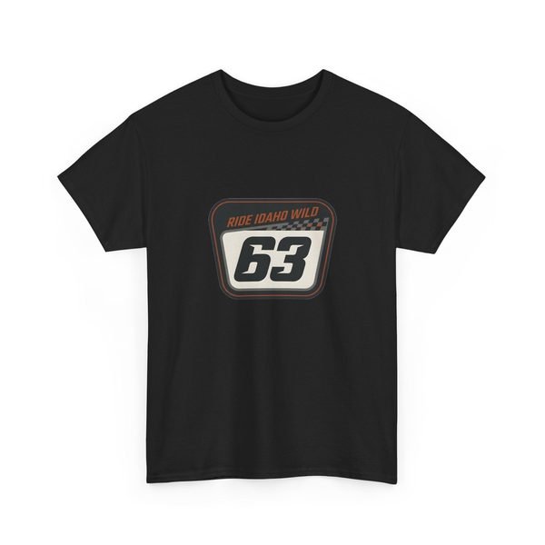 Ride Idaho Wild - MX 63 Number Plate Tee